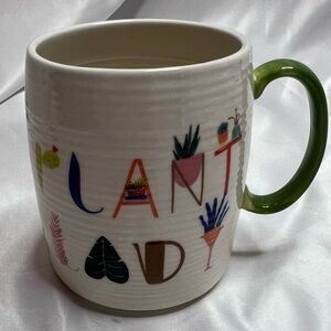 Anthropologie Black Lamb Studio Plant Lady Mug